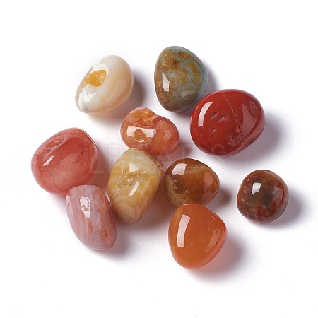 Natural South Red Agate Beads G-O188-06-1