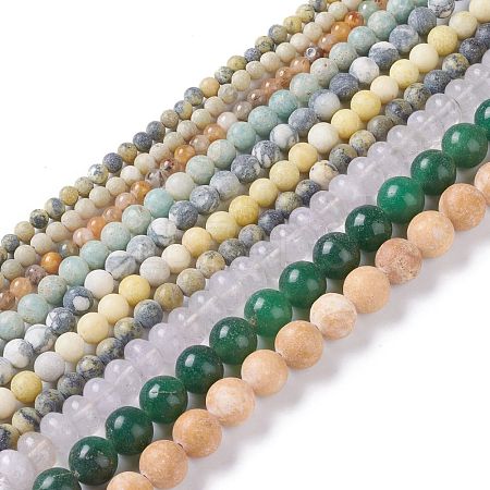 Natural Mixed Gemstone Beads Strands - Lbeads.com