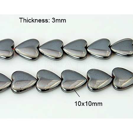 Non-Magnetic Synthetic Hematite Bead Strands X-G-C014-4-1