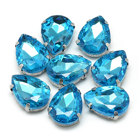 Sew on Rhinestone RGLA-T035-10x14mm-13-1