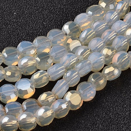 Electroplate Glass Bead Strands EGLA-J137-6mm-B-HR08-1