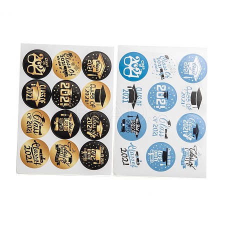 AHANDMAKER Self-Adhesive Paper Stickers DIY-GA0001-82-1