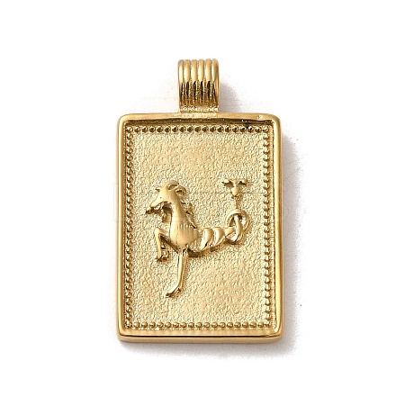 304 Stainless Steel Pendants X-STAS-L022-306G-08-1