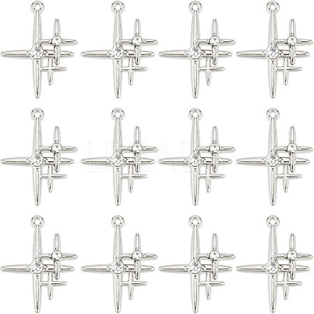 30Pcs Alloy Pendants PALLOY-SC0004-24-1
