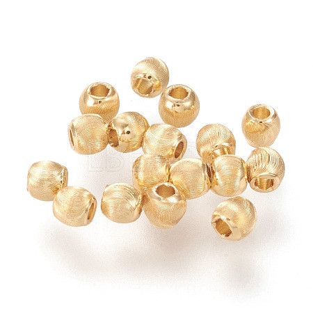 Brass Beads KK-M213-02C-G-1