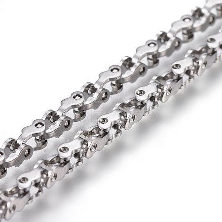 Tarnish Resistant 304 Stainless Steel Link Chains STAS-P219-15-C-1