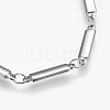 304 Stainless Steel Link Chain Bracelets X-BJEW-P239-04-2