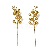 Plastic Imitation Fruit Stem Accessories DIY-B048-02B-1