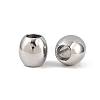 Tarnish Resistant 304 Stainless Steel European Beads LS-STAS-E034-4-4