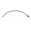 Baking Paint Stainless Steel Cable Wire Keychain AJEW-WH0413-15K-2