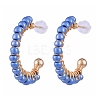 Brass Stud Earring EJEW-JE04179-03-3