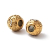 Ion Plating(IP) 304 Stainless Steel Rhinestone European Beads STAS-A092-10F-G-2