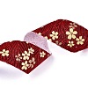 Japanese Kimono Style Floral Cotton Ribbon OCOR-I008-01B-03-2