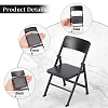 Cute Mini Plastic Foldable Chair DJEW-WH0015-79B-3