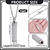 1Pc Stainless Steel Perfume Bottle Necklaces NJEW-UN0001-92P-3