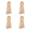 Rubber Wood Carved Onlay Applique AJEW-WH0248-464-1