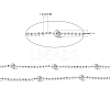 Electroplate Brass Ball Chains CHC-L019-01S-2