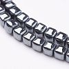 Non-magnetic Synthetic Hematite Beads Strands G-F396-34-3x3mm-1