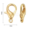 Zinc Alloy Lobster Claw Clasps E106-G-NF-3