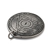 304 Stainless Steel Pendants STAS-V008-22AS-03-2