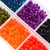 Transparent Acrylic Beads TACR-YW0001-4MM-04-5
