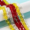 Glass Beads Strands GLAA-G112-01-M-4