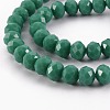 Opaque Solid Color Glass Beads Strands X-EGLA-A034-P8mm-D19-3