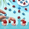 20Pcs 2 Colors Synthetic Coral Beads CORA-YW0001-03-4