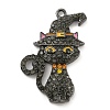 Alloy with Glass Rhinestone Pendants FIND-B033-01C-B-1