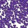 Baking Paint Glass Seed Beads SEED-A033-04O-3