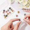 16Pcs 4 Colors Brass Beads FIND-FH0004-19-3
