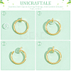 Unicraftale 20Pcs 304 Stainless Steel Clip-on Earring Findings STAS-UN0055-12-5