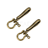 2Pcs Alloy Shackle Clasps with S Hook Clasps FIND-PH0026-11B-AB-6