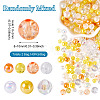 Transparent & Opaque Acrylic Bead OACR-TAC0002-08A-5