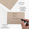 Eco-friendly Paper Greeting Card DIY-WH20002-619A-12-4