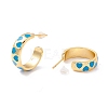 Real 18K Gold Plated Brass Stud Earrings for Women EJEW-I684-06G-01-RS-2