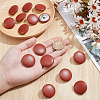 30Pcs Imitation Leather Snap Bottons BUTT-NB0001-90F-3