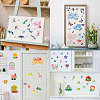 8 Sheets 8 Styles PVC Waterproof Wall Stickers DIY-WH0345-112-6