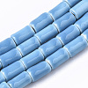 Handmade Porcelain Beads X-PORC-S498-14B-4