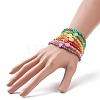 7Pcs 7 Style Glass Beaded Stretch Bracelets Set BJEW-TA00230-5