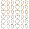 200Pcs 2 Colors CCB Plastic Bead Frame CCB-YW0001-69-1