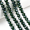 Electroplate Glass Beads Strands EGLA-A034-T10mm-A31-4