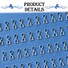 50Pcs Brass Ice Pick Pinch Bails IFIN-FS0001-47B-3