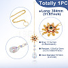 1Pc Alloy Wind Chime Ornament HJEW-TADJ0001-07C-2