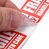 Self-Adhesive Paper Warning Tag Stickers DIY-K039-04C-4