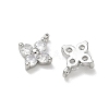 SHEGRACE Brass Cubic Zirconia Charms X-XGRQ4H448-680P-A-2