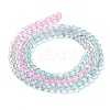 Transparent Painted Glass Beads Strands LS-DGLA-A034-T3mm-A10-5