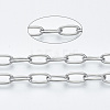 304 Stainless Steel Paperclip Chains X-CHS-S001-06A-P-2