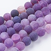 Natural Weathered Agate Beads Strands X-G-G589-8mm-06-4