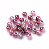 Rainbow Acrylic Imitation Pearl Beads OACR-R065-3mm-A10-1